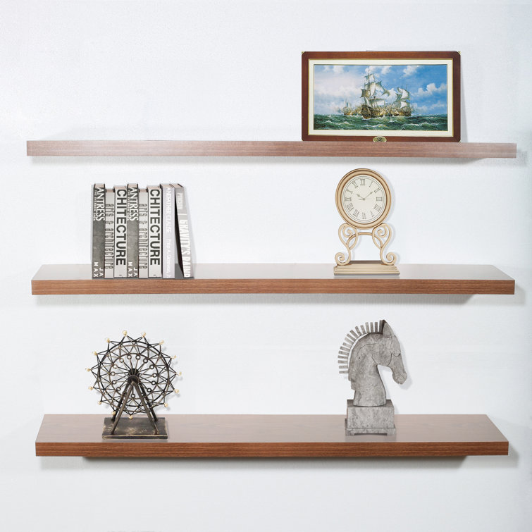 Ebern Designs Breshna 3 Piece Floating Shelf Wayfair